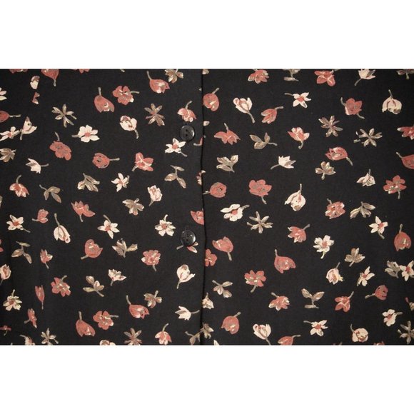 Vintage Flirty Floral Mini Skirt, Size 7 Skirt, Button Up Skirt, Byer California - Picture 5 of 8